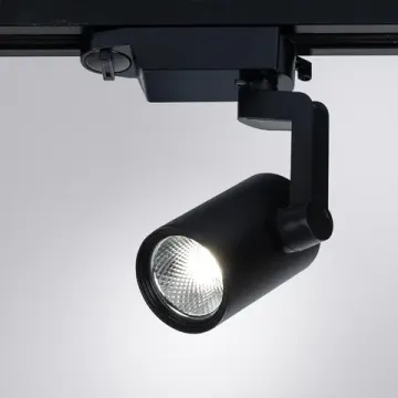 Трековый однофазный светильник 10W 4000K A2310PL-1BK черный Traccia Arte Lamp