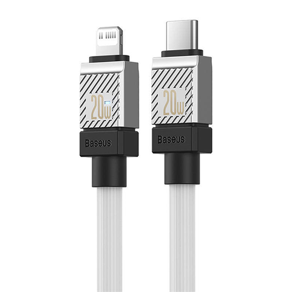 Кабель Baseus Coolplay Series Fast Charging Cable USB Type-C to Lightning 20W 1 м белый (CAKW000002)