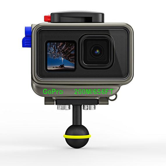 Алюминиевый подводный бокс Sea Frogs 200M для GoPro 13/12/11/10/9