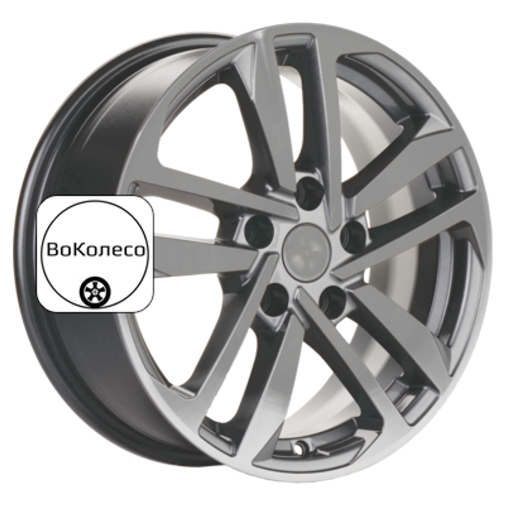 6,5x16/5x114,3 ET41 D64,1 KHW1612 (Civic) Gray Khomen Wheels