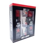 Набор подарочный Водка Рэд Арми рай 2* 0,5л +3 рюмки / Vodka Red Army rye 2* 0,5 l+3 glasses