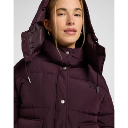 Куртка утепленная женская LEE SHORT PUFFER WITH HOOD