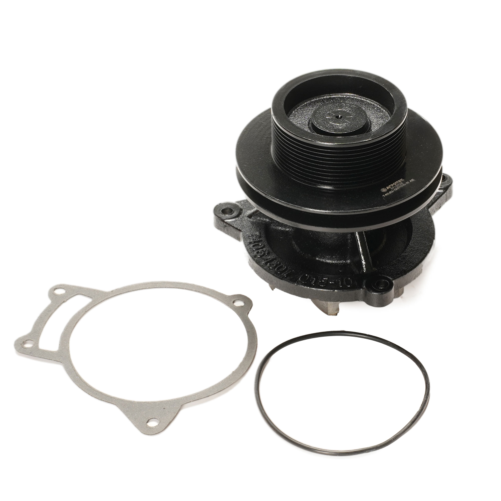 740.63-1307010-10 AE Насос водяной двойной шкив под кондиционер КАМАЗ с двигателями 740.60-360, 740.