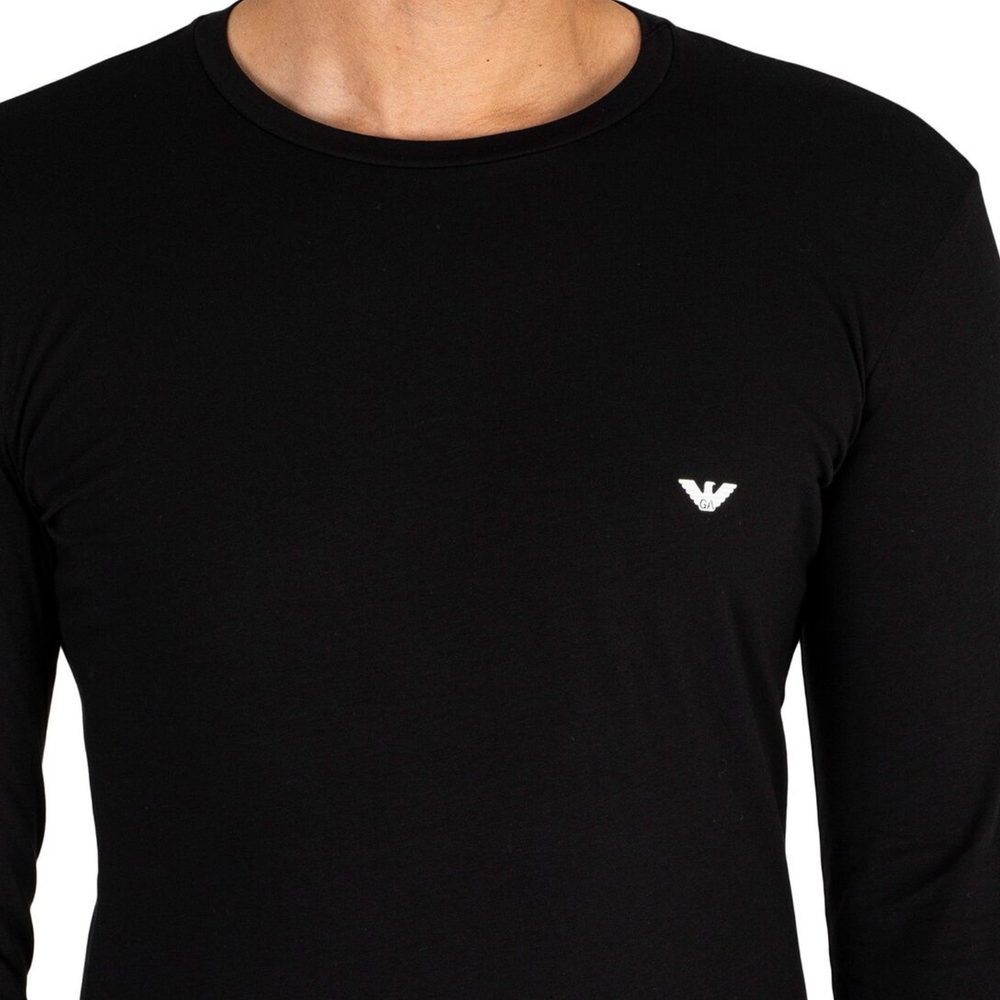 Свитер мужской черный Emporio Armani 111023_CC729 00020