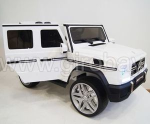 Детский электромобиль River Toys Mercedes-Benz-G65-AMG белый