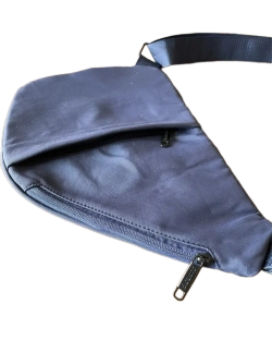 Сумка через плечо текстильная QOZA, синяя