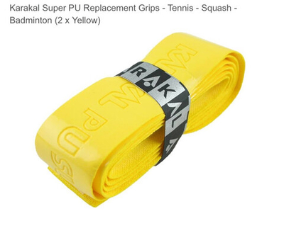 Karakal PU Super Grip Solid Yellow 1x