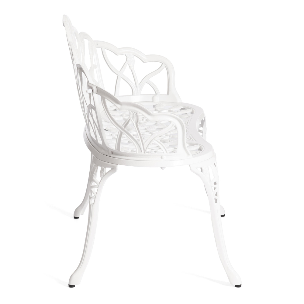 Скамья Secret De Maison Strauss (Штраус) алюминиевый сплав, 99хх56х76см, butter white