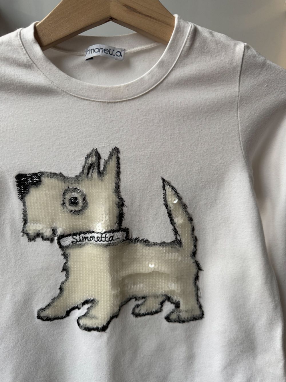 Хлопковый лонгслив Simonetta, 104