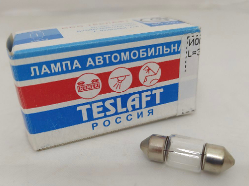 Лампа в салон C5W L=30 12V 143094 TESLAFT