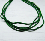 ТЗ013НН1 Трунцал (канитель) фигурный "зигзаг", цвет: темно-зеленый, размер: 1,5 мм, 5 гр.