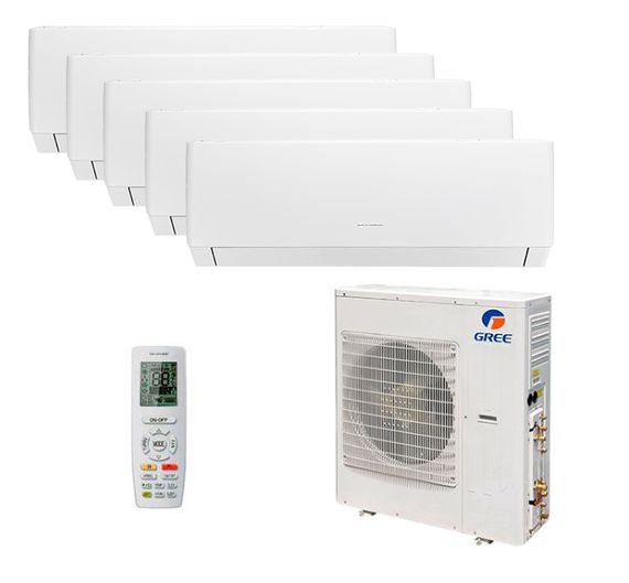 Мультисплит система на 5 комнат Gree GWH09AGAXA-K6DNA4C/I x 5 / GWHD(42)NK6LO(LC)(LH)