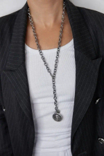 Coins Silver  Кулон-галстук арт.1279