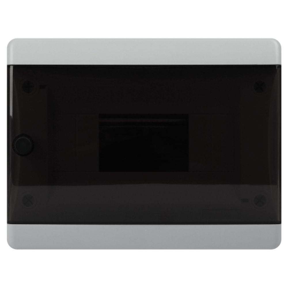 Корпус пластиковый навесной ЭРА COMFORT ЩРН-П-8 IP41 прозрачная крышка белый | Корпуса пластиковые модульные