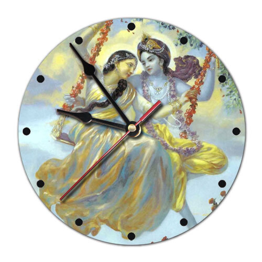Часы настенные Кришна и Радха