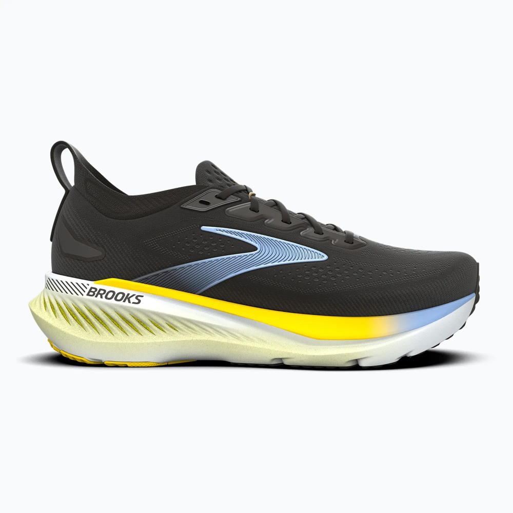 Кроссовки для бега Brooks Glycerin GTS 23 black/cyber yellow/nightlife