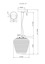 Светильник подвесной Moderli V11344-1P Arden