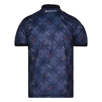 Мужское поло теннисное Sergio Tacchini Nonsentric Polo - navy/gold