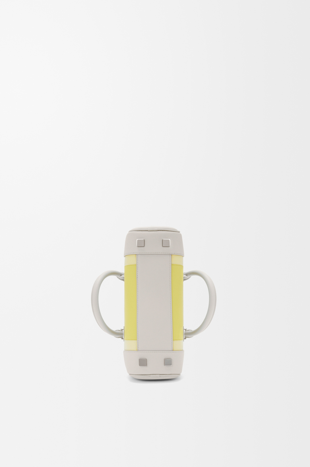Loewe Укороченная сумка Amazona 23 из телячьей кожи наппа, серый/желтый