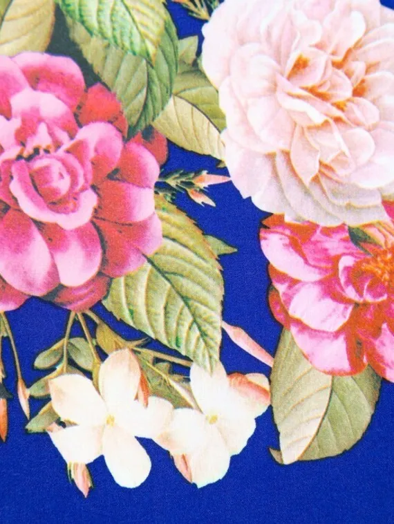 Снуд женский текстильный, цвет синий, размер 32х72