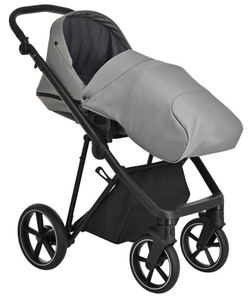 Детская коляска Roan Sol 3 в 1 с автокреслом Tutis Elo Black RSL/1011 Cloud Grey