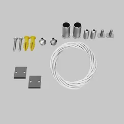Тросовый подвес 2 шт. S35 серебро Technical tra004sw-21s