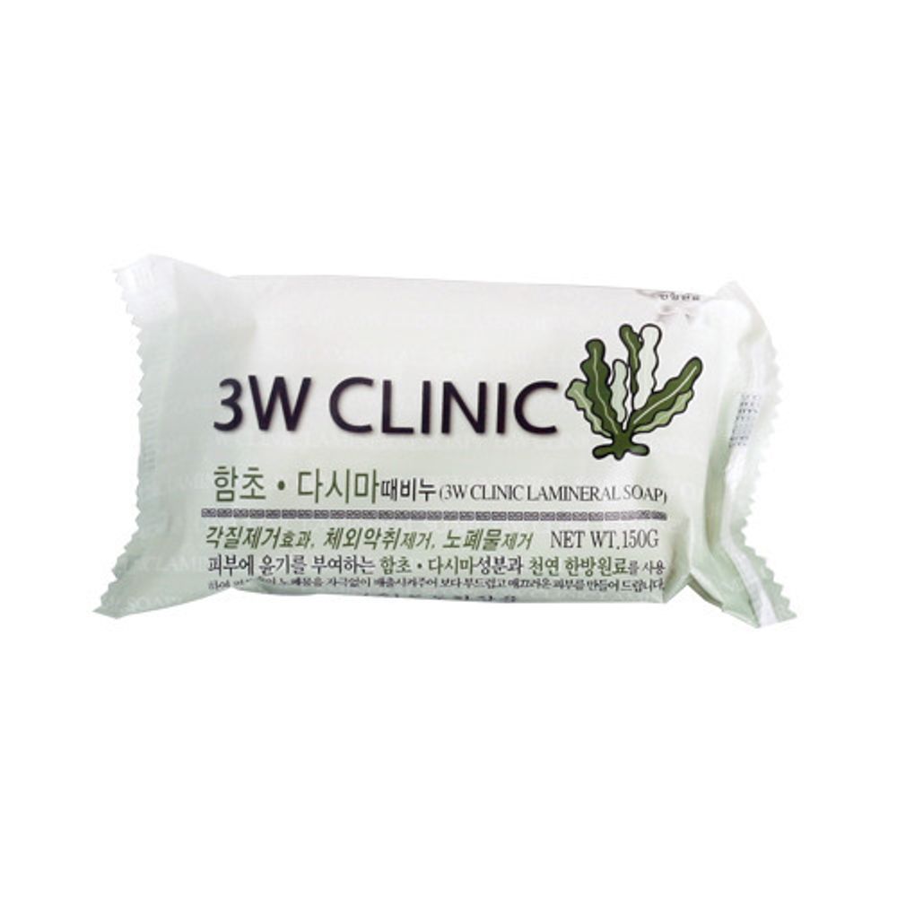 Мыло 3W Clinic Lamineral Soap с экстрактом Водорослей 121 г