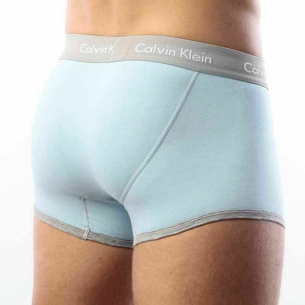 Мужские трусы хипсы Calvin Klein 365 Blue Grey