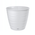 Горшок для цветов Saffron 5,4 л с поддоном (белый)