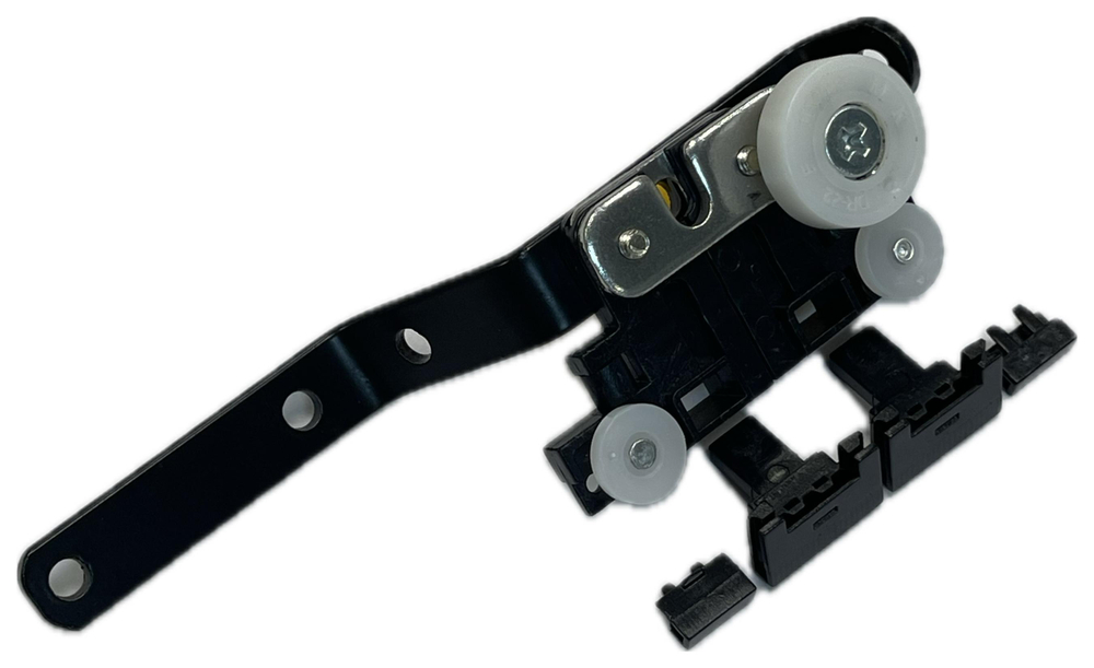 Каретка для профиля Trietex, с колесом, черная