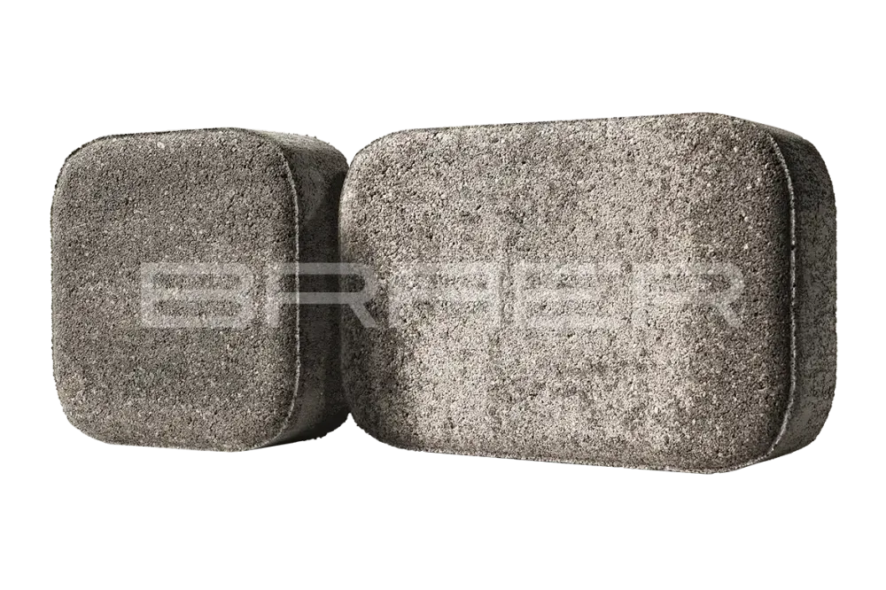 Тротуарная плитка Braer Классико Дуо, Color Mix Туман, 40 мм