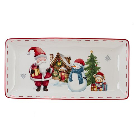 GAEM Блюдо "Веселый Новый год", L34,5 W17 H3,5 см