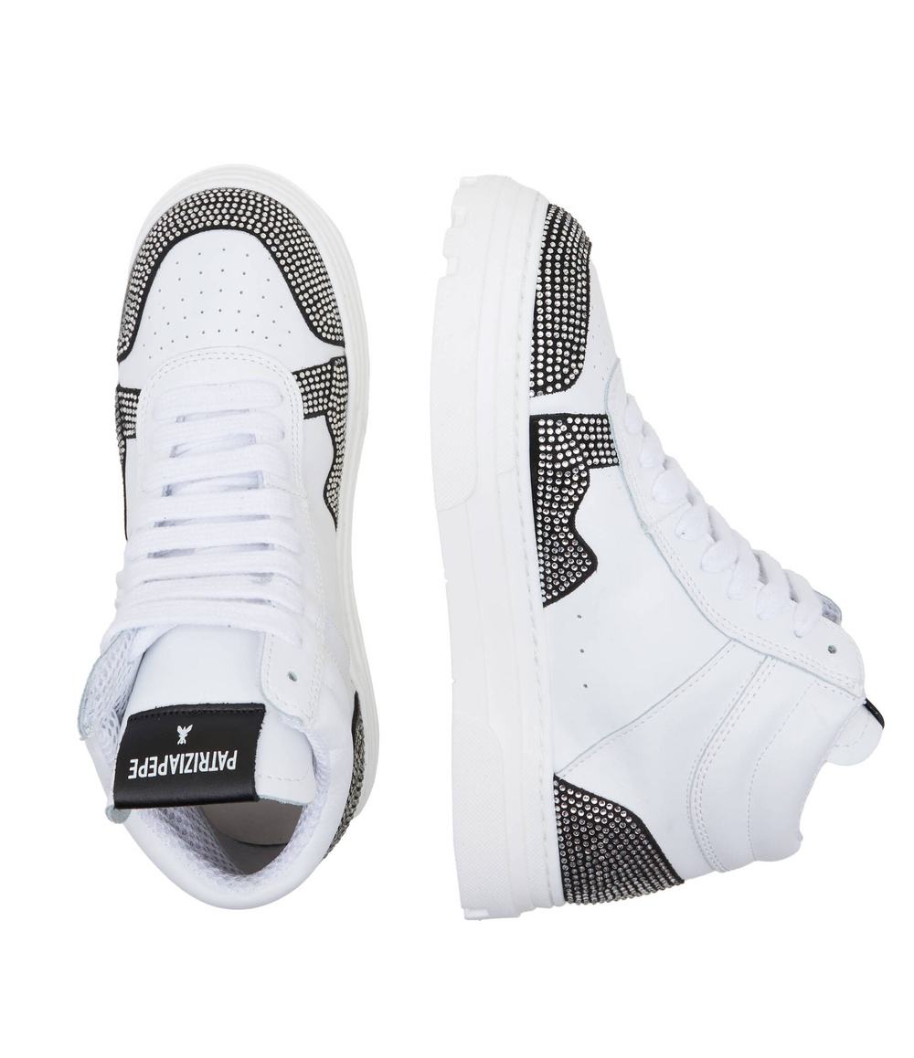 Кожаные кроссовки Patrizia Pepe - белый(2Z0081 V021)