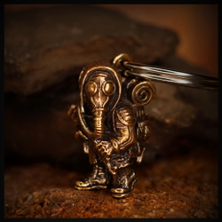 Брелок для ключей "Сталкер" , бронза