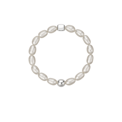 кольцо из белого жемчуга