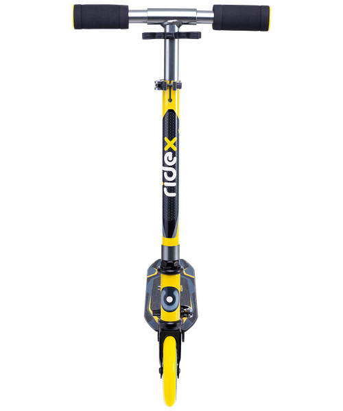 Самокат городской RIDEX Rebel 125 мм, желтый/серый