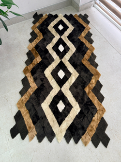 Покрывало меховое ковер из шкуры овчины