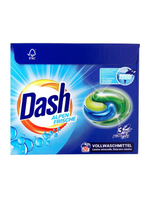 Капсулы Dash 3in1 Alpen Frische Сaps 20 Wash для стирки белого белья и светлых тканей с кондиционером-ополаскивателем, 20 шт