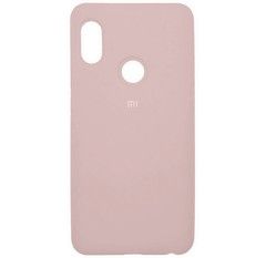 Силиконовый чехол Silicone Cover для Xiaomi Redmi Note 6 Pro (Бежевый)