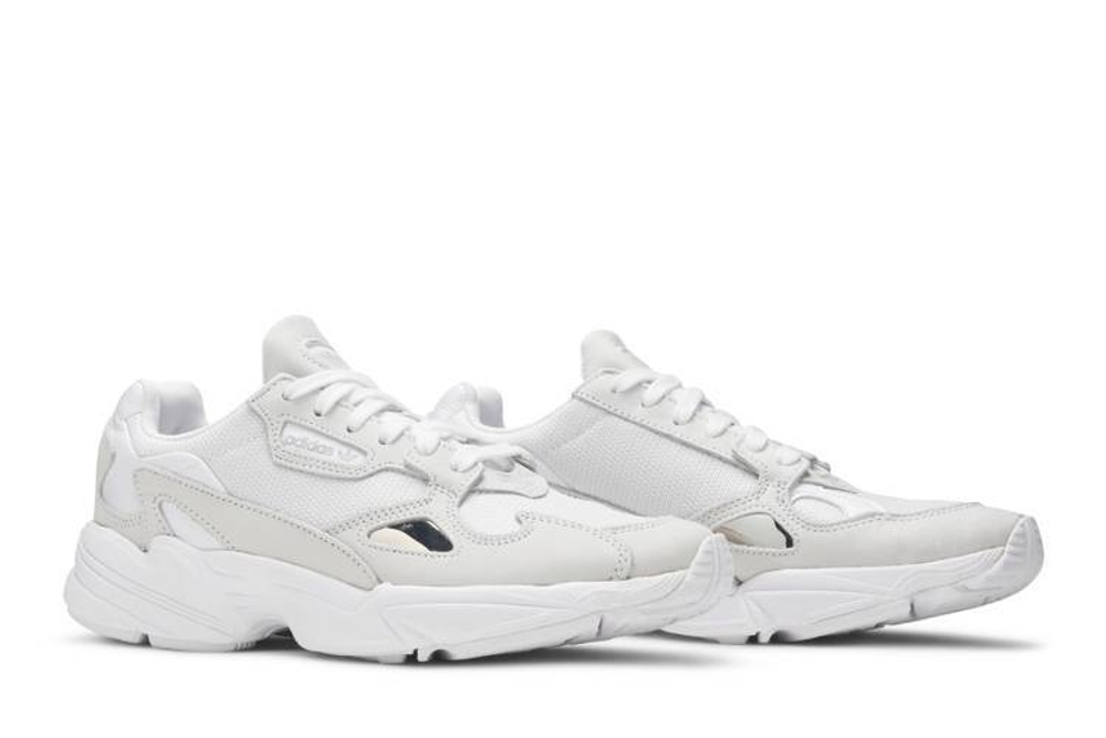 Кроссовки Adidas Originals Falcon Triple White (Женская размерная сетка)