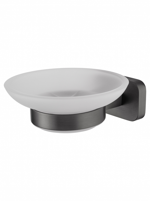 Мыльница с держателем WONZON & WOGHAND GRAFFITY, Темный графит (WW-9322)