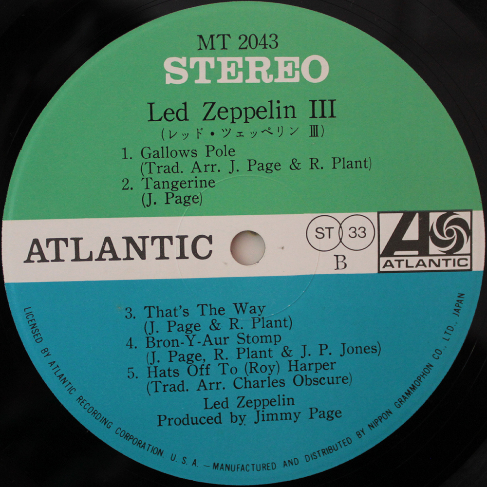 Led Zeppelin / Led Zeppelin III (LP)