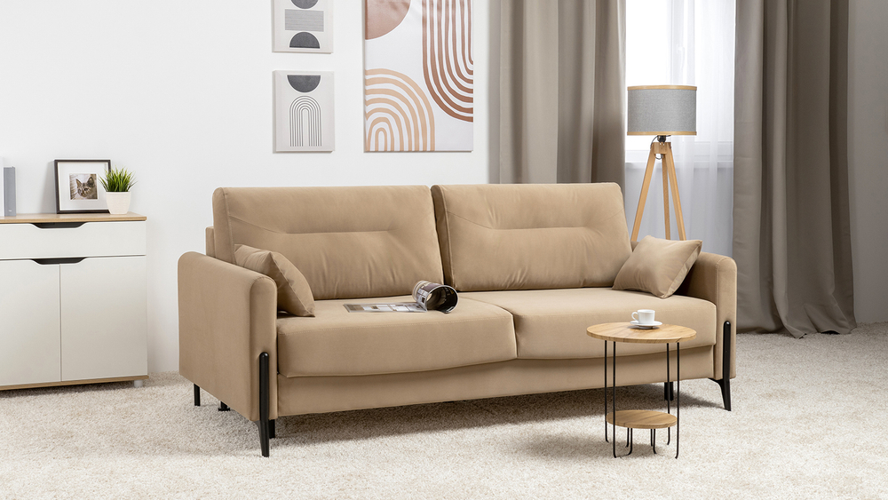 Барселона диван-кровать (бежевый)