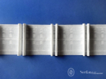 Шторная лента Bandex EUROPA 1:1.85 P2, групповые складки, цвет белый (ширина 100 mm)