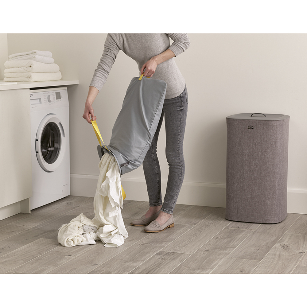 Корзина для белья tota™, 60 л, серая