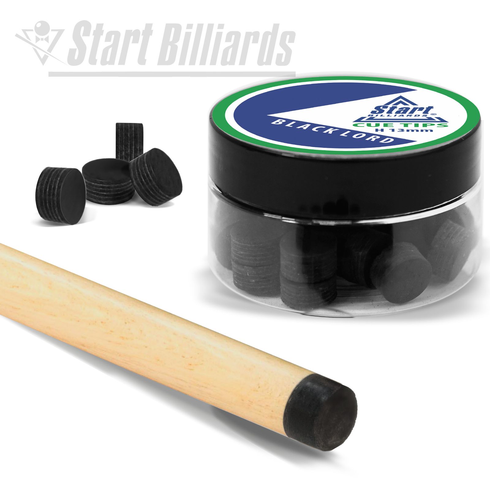 Наклейка Startbilliards Cue Tips Black Lord 13 мм H (50 шт) фото №4