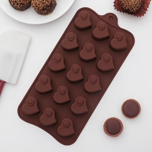 Форма «Сердцеедка» 15 ячеек