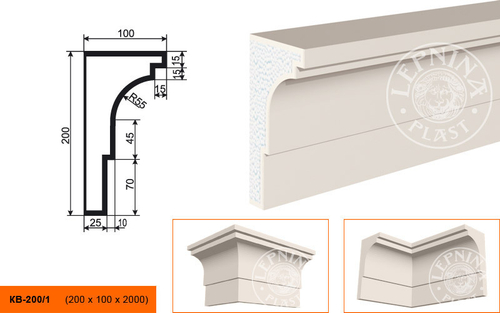 Фасадный карниз KB-200/1