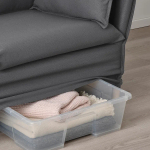 Диван 3-местный - IKEA BACKSÄLEN/BACKSALEN, 85х205 см, серый, БАКСАЛЕН ИКЕА