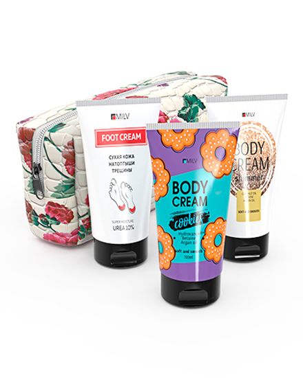 Набор средств для ног и тела №14 Milv